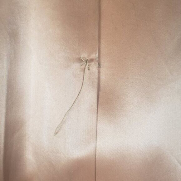 Vintage Faux Fur Coat, 3/4 Sleeves, Large - Picture 7 of 8